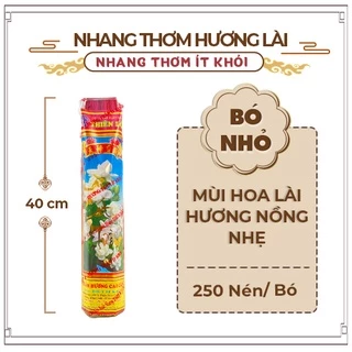 Nhang Thơm Hương Lài Nồng Nhẹ Thiên Lộc An Toàn Cho Sức Khỏe - 4 Tấc Bó Nhỏ 250 Nén