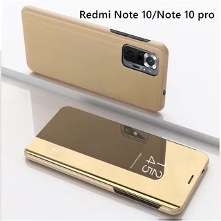 Ốp lưng lật gương thông minh từ tính Xiaomi Redmi Note 13 Pro 13Pro Note13 Note13Pro 4G 5G Aksen Cermin Mewah