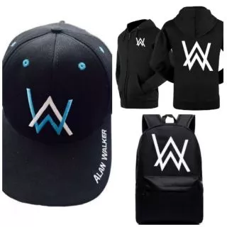 Combo áo khoác, nón, ba lô Alan Walker