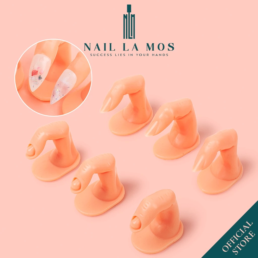 Ngón tay giả học làm nail, tập vẽ gel đắp móng chuyên dụng (mẫu mới)
