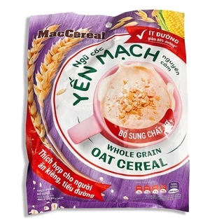 Bịch 480gr gồm 20 gói rời ngũ cốc yến mạch ăn kiêng Maccereal- Date mới 12 tháng.