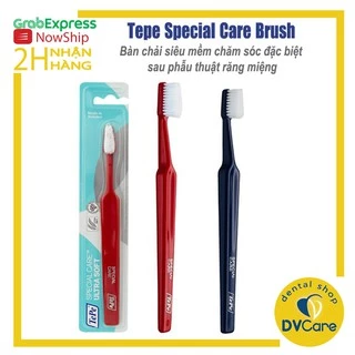 Bàn chải đánh răng siêu mềm, dùng sau phẫu thuật răng miệng Tepe Special Care [dvcareshop]