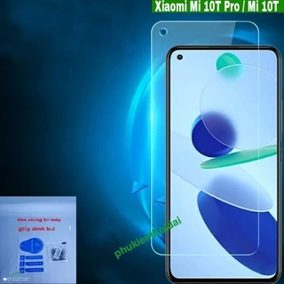 Kính cường lực XIAOMI MI 10T PRO 5G trong suốt không full màn cao cấp ( tặng keo mép )