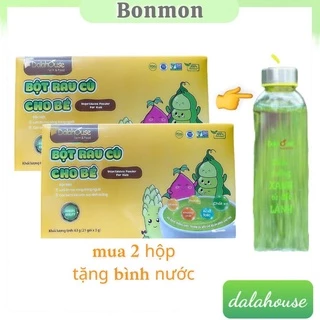 Bột rau củ sấy lạnh - dalahouse, bột rau củ hữu cơ cho bé ăn dặm - 1 hộp 21 gói chính hãng