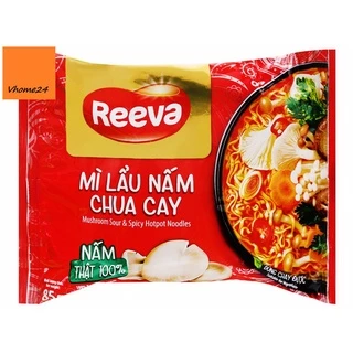 Mì Reeva lẩu nấm chua cay gói 85g