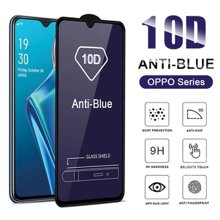 Kính Cường Lực Chống Ánh Sáng Xanh Cho OPPO F9 F11 A5S A12 A15 A15S A16 A16K A16E A31 A33 A52 A53 A54 A55 A57 A74 A76 A77 A91 A92 A93 A94 A95 A96 A5 A9 2020 Reno 3 4 4F 5 5F 6 7 8 Pro