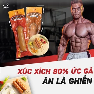 [Ready to eat] Xúc Xích Ức Gà Xông Khói G4You 3 Vị Healthy 70G