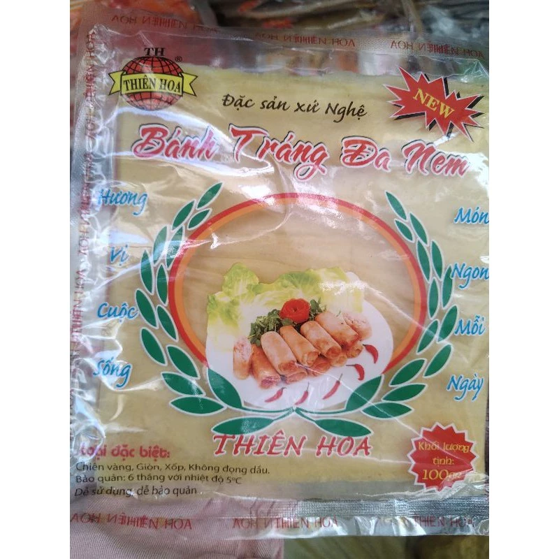 Bánh tráng đa nem/bánh ram Thiên Hoa đặc sản Nghệ An