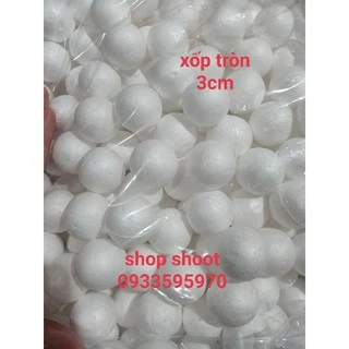 XỐP TRÒN 2.5CM( LÀM TRÁI TẮC)- bịch 10 trái