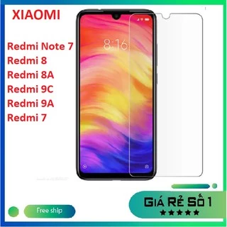 Kính cường lực Xiaomi Redmi 13R Note 7 Redmi 8 8A Redmi 9 9C 9A Redmi 7 Redmi A1 A1 Plus suốt không full màn