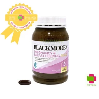 Vitamin tổng hợp Blackmores Pregnancy & Breast-Feeding Gold, Úc (180 viên) bổ sung dưỡng chất cho bà bầu và mẹ sau sinh