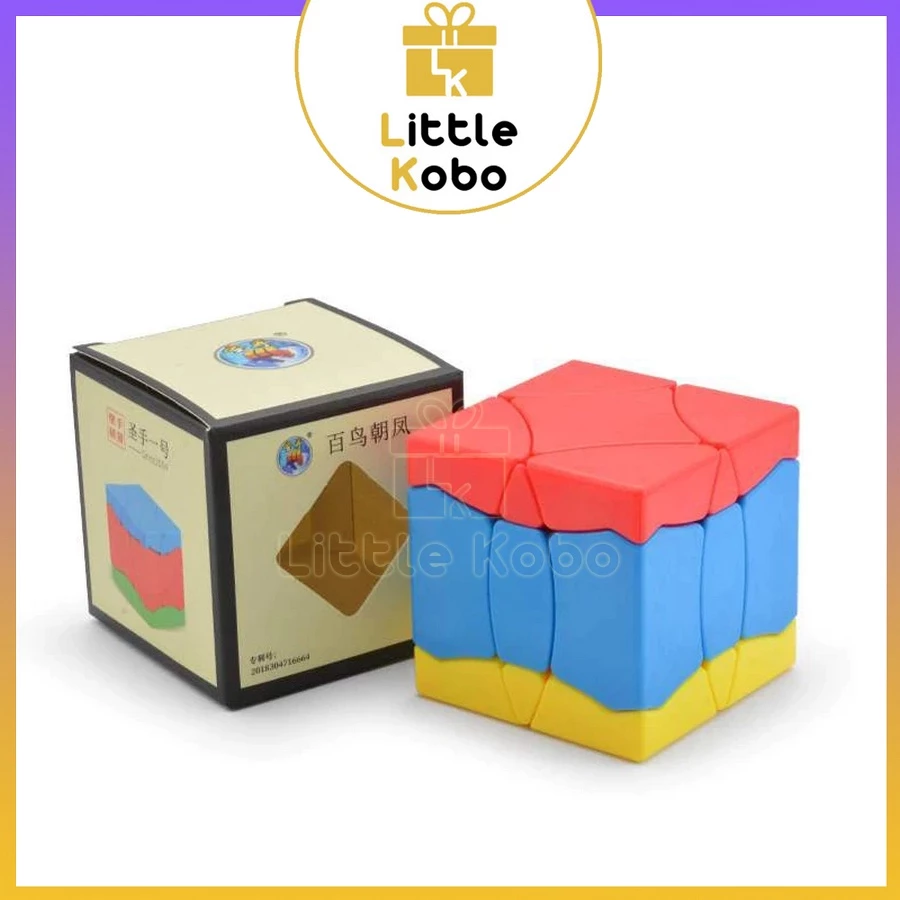 Rubik ShengShou Phoenix 3x3 Cube Stickerless Rubic Biến Thể 3x3x3 Đồ Chơi Trí Tuệ Trẻ Em Phát Triển Tư Duy - Little Kobo