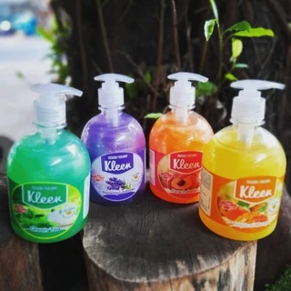 500ml - Nước rửa tay Kleen xoài/đào/lavender/trà xanh