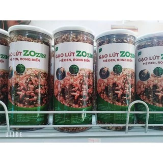 Cơm Sấy Gạo Lứt Mè Đen Rong Biển ZoZin - ăn chay, ăn kiêng, giảm cân, người bị tiểu đường - Hộp 310g