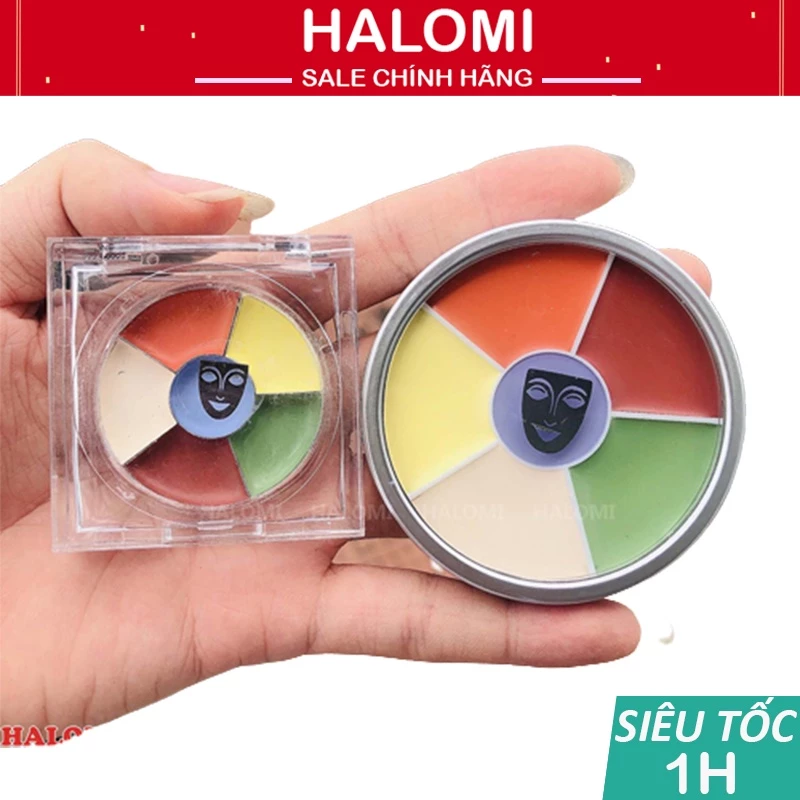Che khuyết điểm triệt sắc Kryolan size mini 6 ô màu che mọi khuyết điểm