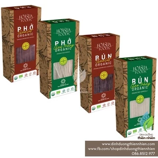 [ORGANIC] Bún Gạo Trắng, Bún Lứt, Phở Gạo Trắng, Phở Gạo Lứt Hữu Cơ Hoa Sữa Foods Organic Brown Rice Noodles, 250g