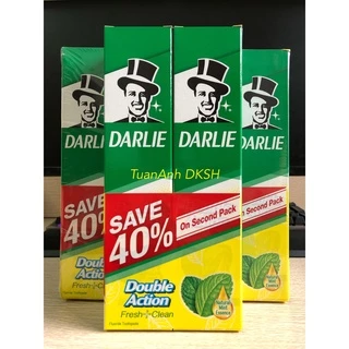 Combo 2 Tuýt Kem Đánh Răng DARLIE MINT (225g) Double Action - Hàng chính hãng DKSH Việt Nam.