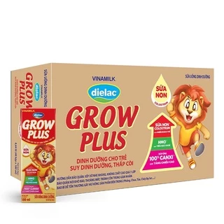 [MẪU MỚI] Thùng 48 Hộp Dielac Grow Plus (Sữa Non) 180ml