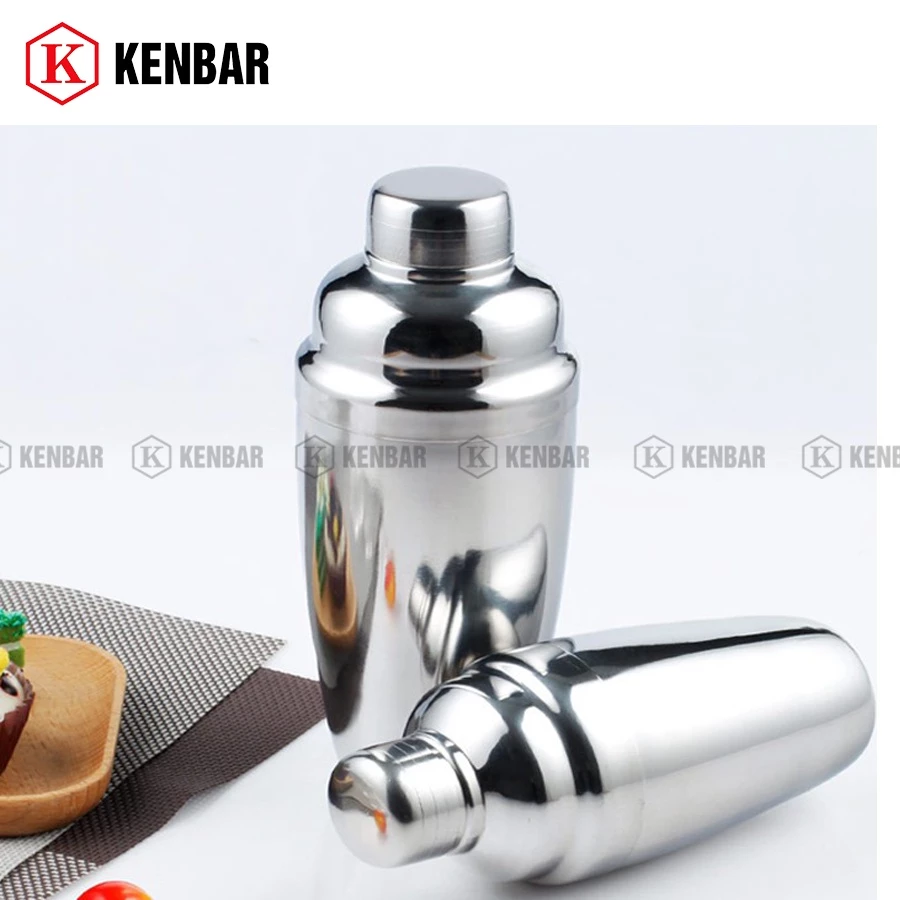 Bình Lắc Inox 500ml - 700ml, Kenbar - Nguyên Liệu Pha Chế Trà Sữa - Khoá học Pha Chế