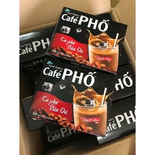 CÀ PHÊ SỮA ĐÁ PHỐ 10 GÓI× 24 G.