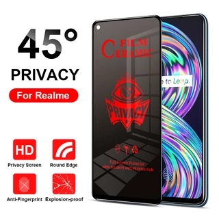 Kính Cường Lực Chống Nhìn Trộm Cho Realme 11 10 5 6 7 8 9 Pro 5i 6i 7i 8i 9i C55 C33 C30S C11 C3 C12 C15 C20 C21Y C25Y C25S C31 C35 Narzo 30A 50i 50A Prime