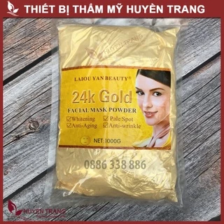 Bột Mặt Nạ Vàng 24k Gold 1KG Làm Trắng Da, Thải Độc Tố, Giảm Nám Tàn Nhang - Thẩm Mỹ Huyền Trang NANOCEE