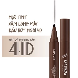 Bút kẻ chân mày phảy sợi Cathy Doll Real Brow 4D Tint