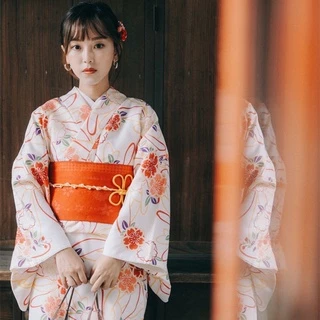 Kimono nhật bản yukata nữ ( sẵn )