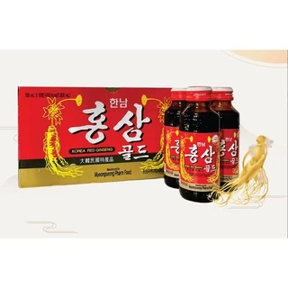 Hộp 10 chai Nước Uống Hồng Sâm Hàn Quốc KOREA RED GINSENG - 1chai 100ml