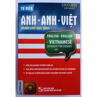 Sách Từ điển Anh – Anh Việt dành cho học sinh bìa đỏ