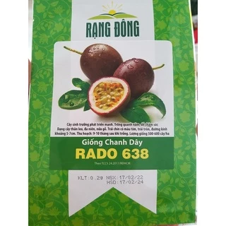 Hạt giống chanh dây RADO 638 Rạng Đông gói 0.2g