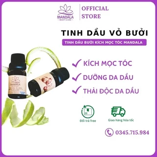 [KÍCH MỌC TÓC] Tinh Dầu Vỏ Bưởi Kích Thích Mọc Tóc Dạng Bôi Mandala 10ml