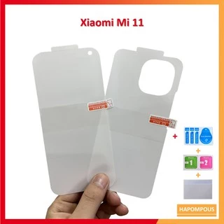 Miếng Dán Dẻo Hydrogel 3 Lớp Xiaomi Mi 10s / Mi 11 / Mi 11 Lite NE(4G, 5G) / Mi 11 Pro / Mi 11 Ultra, Loại tốt