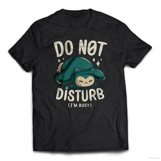 Áo Thun Tay Ngắn Dáng Rộng Họa Tiết Hoạt Hình Pokemon Snorlax Do Not Disturb Plus Size