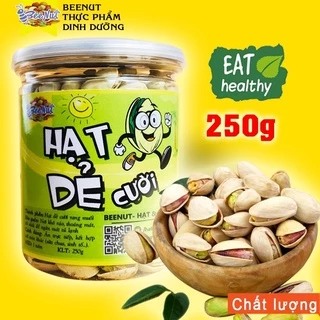 (Hũ 250g) Hạt dẻ cười Mỹ pistachios hạt dẻ cười không tẩy trắng Hạt dinh dưỡng Đồ ăn vặt Healthy BeeNut