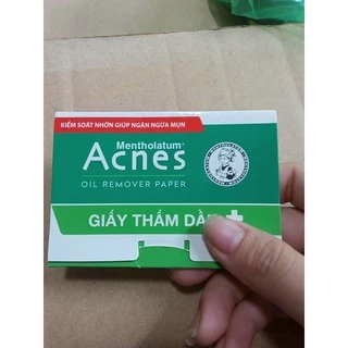 Giấy thấm dầu Acnes loại 50 tờ. Siêu êm cho mùa nắng nóng