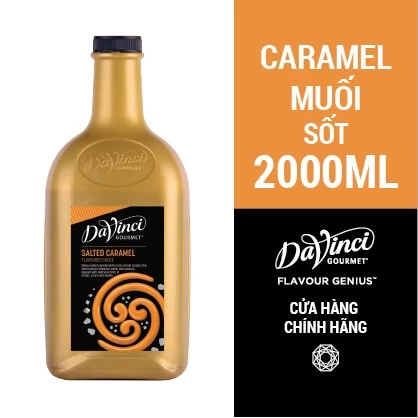 Sốt Davinci caramel vị muối chai 2L