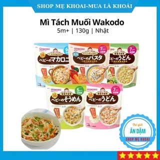 Nui rau củ, Nui ăn dặm cho bé, Mì Nui Wakodo Cho Bé Từ 6- 9 Tháng Tuổi - Nhật Bản (130g)-Khoaibaby