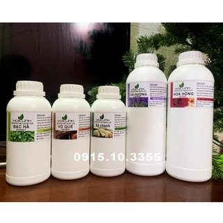 HoaLinh (0.5 lít) Tinh dầu thiên nhiên  SẢ CHANH- QUẾ - BẠC HÀ - SẢ JAVA : Nguyên chất 100% Không hóa chất