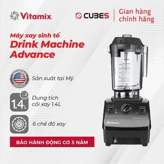 Máy xay sinh tố đá xay chuyên nghiệp Vitamix Drink Machine Advance® - Nhập khẩu chính hãng từ Mỹ