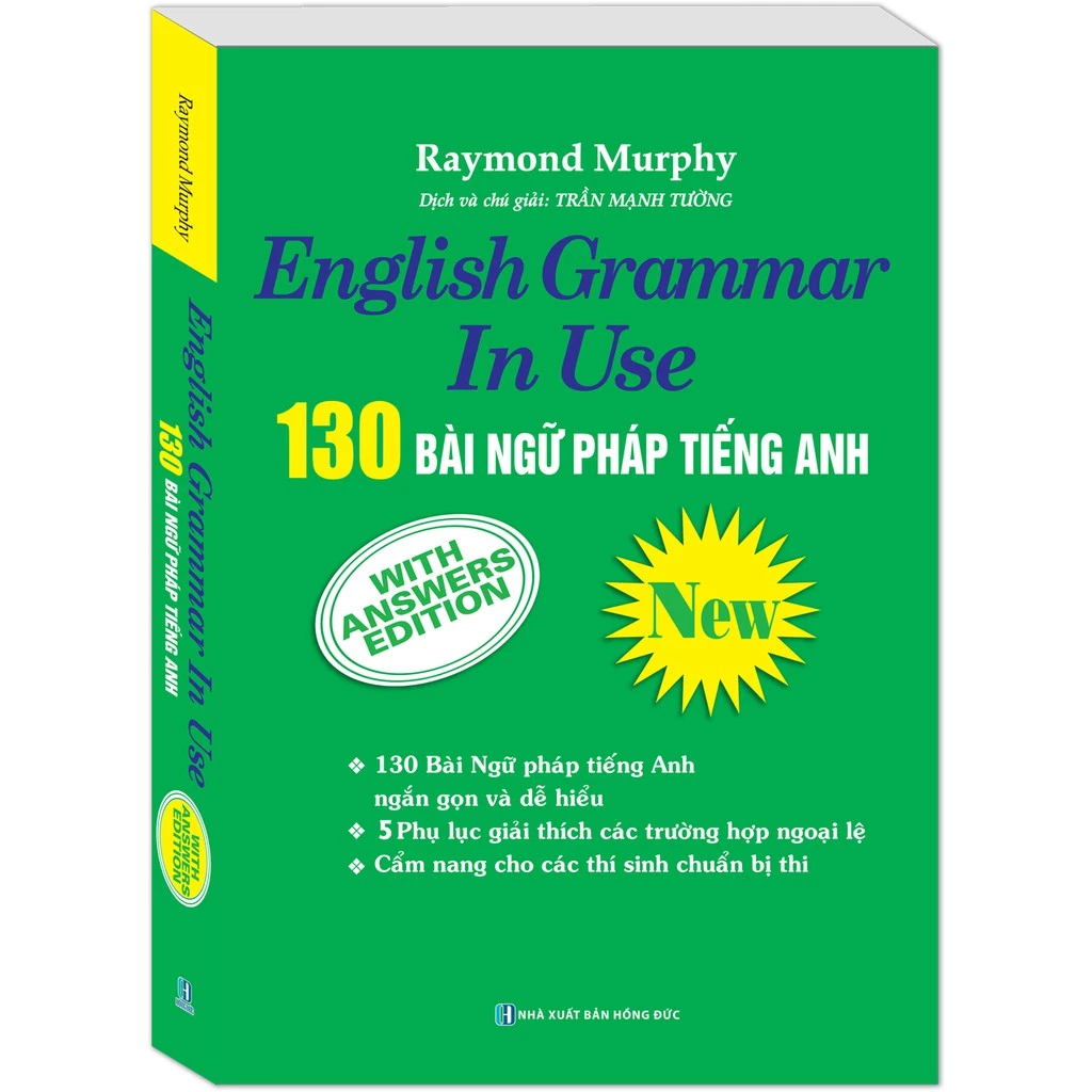 Sách - 130 Bài Ngữ Pháp Tiếng Anh ( Raymond Murphy ) - English Grammar In Use (Cẩm Nang Cho Thí Sinh Chuẩn Bị Thi)
