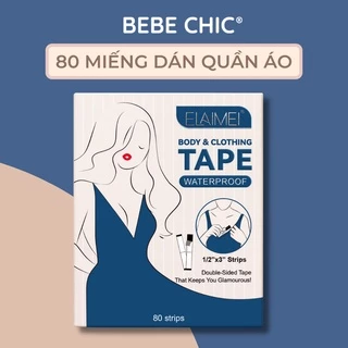 Set 80 Miếng Dán Quần Áo Cao Cấp - Cố Định Chống Hở BEBECHIC