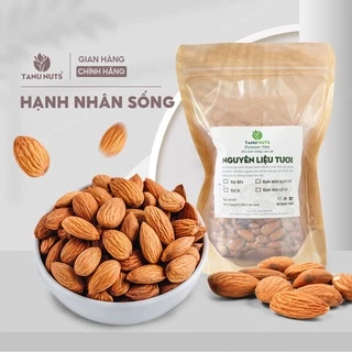 Hạt hạnh nhân sống TANU NUTS túi 500g, hạnh nhân Úc, làm sữa, nấu ăn, tốt cho bà bầu, bé.