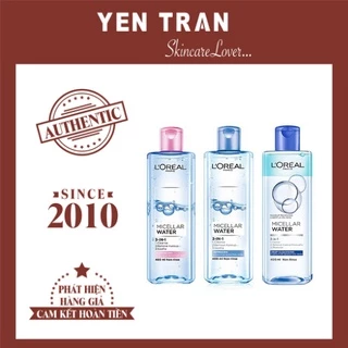 Nước tẩy trang L'Oreal Paris 3in1 Micellar Water 400ml