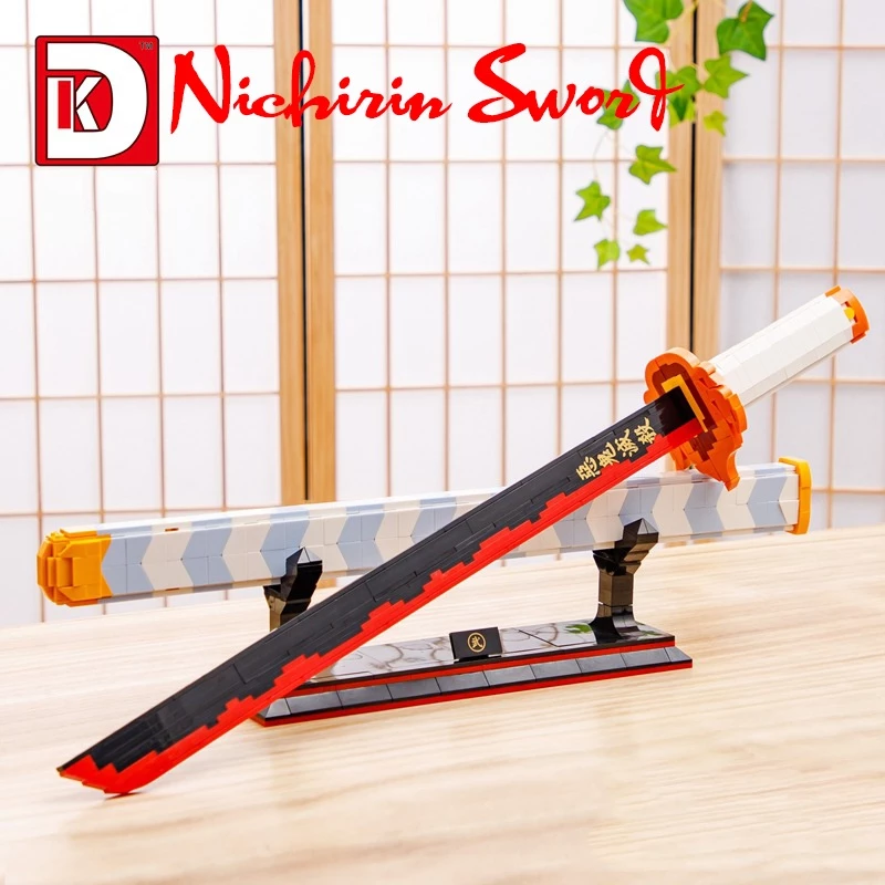 Đồ Chơi Lắp Ráp Mô Hình Nichirin Sword Viêm Trụ Rengoku Kyoujurou Demon Slayer DK1503 Với 790 PCS