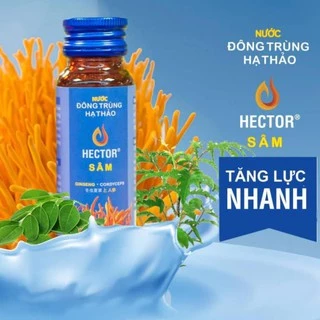 Nước uống Đông trùng hạ thảo Hector Sâm - tăng lực nhanh, phục hồi sức khoẻ, giải độc gan, thận