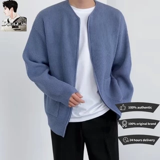 cardigan nam simple  unisex  from rộng mẫu mới hàng tr ă m vòng cổ màu  đ ặc chất l ư ợng cao nhiều màu  áo khoác  đ ôi