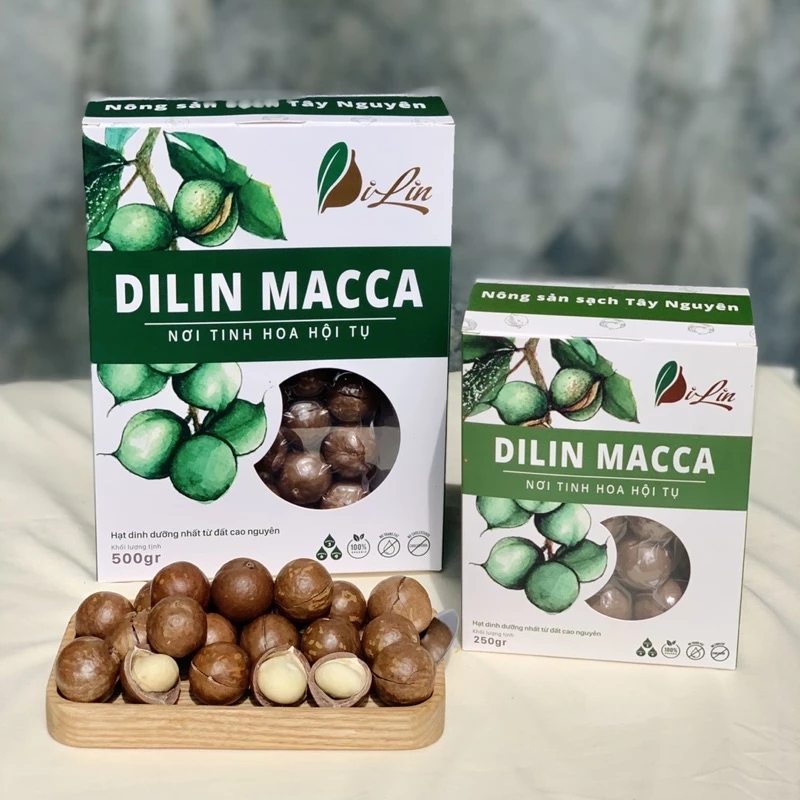 500g Hạt Macca Nông Sản Sạch Lâm Đồng - Macca Sấy Lạnh Ăn Liền