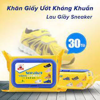 Khăn giấy lau giày SHOES SNEAKER thần thánh, tiện lợi, siêu sạch bịch 30 tờ