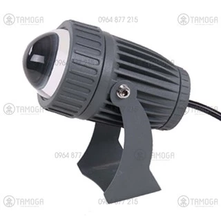 Đèn rọi tường rọi cột rọi cây ngoài trời DR 3021 - 10W thân đen as vàng